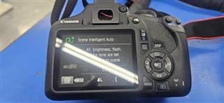 CANON EOS REBEL T7 AND 2 LENES, BATTERY CHARGER, CASE